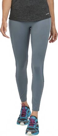 Patagonia Endless Run 7/8 Tights In Plume Grey