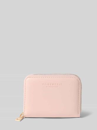 Seidenfelt Manufaktur Portemonnaie in Leder-Optik Modell Ylva in Hellgelb, Gr&ouml;&szlig;e 1