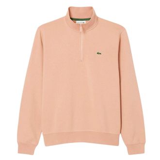 Lacoste Heren Fleece Sweatshirt met rits (Rozeachtig)