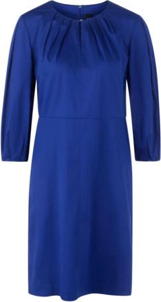 Marc Cain Mini Jurk - Dames - Jurken - Blauw - Maat: XS Katoen
