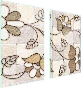 OEM Placa Protectora De Vidrio Para Estufa 75x52 Mosaico