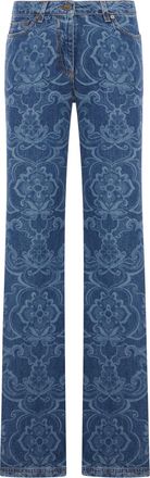Etro JACQUARD DENIM JEANS WITH ORNAMENTAL PATTERN - Etro - Woman