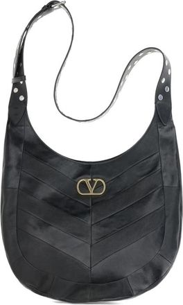 Valentino Garavani Shoulder Bag With A Chevron Motif