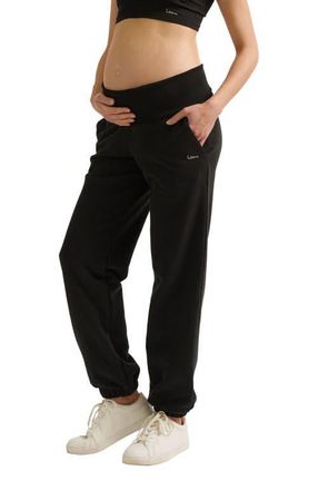 Cache Coeur Woma Maternity Joggers in Black at Nordstrom, Size Xx-Large