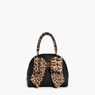 Like Dreams Womens Bow Handbag In Black