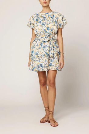 Cleobella Lynn Mini Dress In Carina Print Carp