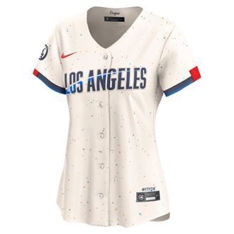 Nike Los Angeles Dodgers City Connect Womens Nike Womens Dri-FIT ADV MLB Limited Jersey in Brown | LM2WLDC1LD-1U2