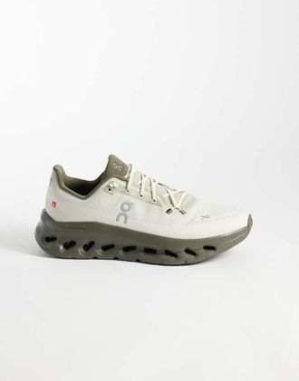 On Cloudtilt All Day sneakers in marrone chiaro e verde