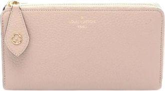 Louis Vuitton Pre-owned Wallets, female, Beige, Size: ONE SIZE Pre-owned Leather Wallet