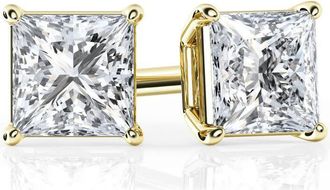 Grown Brilliance 1/3 Carat Princess Cut Lab Grown Diamond Stud Earrings