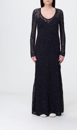 Fabiana Filippi Abito lungo in maglia con paillettes