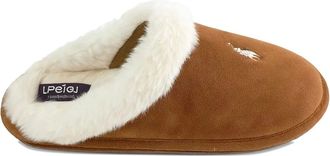Polo Ralph Lauren Slippers con logo - Marrone