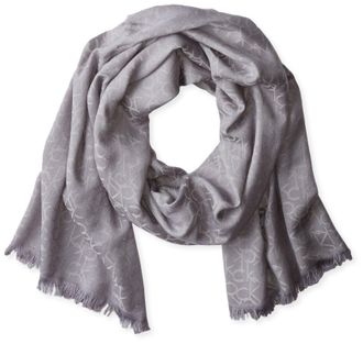 Calvin Klein Womens Pashmina Scarf, Grey Heather, One Size