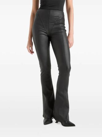 Mani&egrave;re De Voir Legging met wax-effect - Zwart