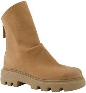 Paul Green Crosby Lug Sole Bootie in Tan Grained Nubuck at Nordstrom Rack, Size 10Us / 7.5Uk