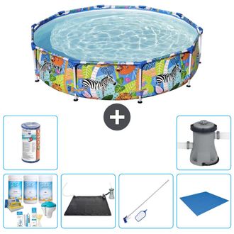 Bestway Piscina Bestway Steel Pro Redonda - Selva - 305x66 Cm - 7-piezas S22117