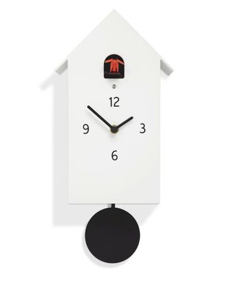 Diamantini & Domeniconi Zuba cuckoo clock - unisex - Metal/MDF Wood - One Size - White