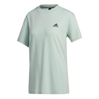 adidas (WMNS) adidas Training Athleisure Casual Sports Breathable Short Sleeve Green GH3801