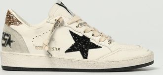 Golden Goose Sneakers Ballstar Golden Goose in pelle e glitter used