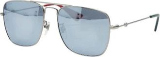 Gucci Pre-owned Accessories, female, Multicolor, Size: ONE SIZE Pre-owned Logo Metal Sunglasses