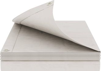 vidaXL Lona Con Ojales Blanco 6 X 10 M 180 Gsm Pe Vidaxl