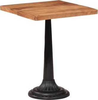 vidaXL Vidaxl - Mesa De Bistr&oacute; Madera Maciza De Acacia 60x60x76 Cm