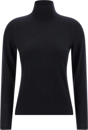 Max Mara Truien & Vesten, Dames, Blauw, M, Kasjmier, Meana Turtleneck