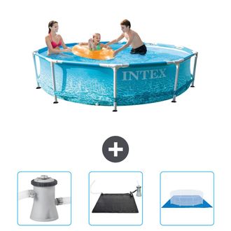 Intex Piscina Con Estructura Redonda - 305x76 Cm - 4-piezas Scb79