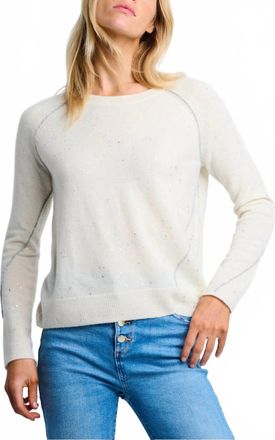Lisa Todd Diamond Dust Top In Winter White