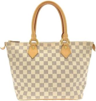 Louis Vuitton Pre-owned Canvas Handtas - Dames - Vintage Handtas - Beige - ONE Size - Vintage