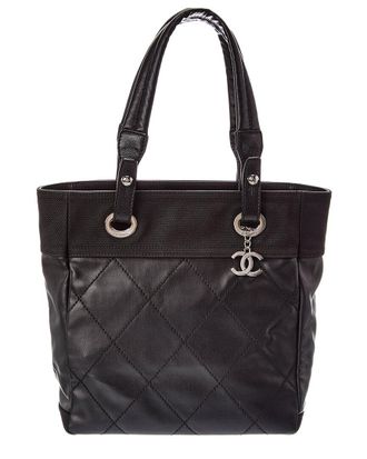 Chanel Black Quilted Leather Shoulder Bag (Authentic Pre-Loved)