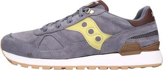 Saucony Blauwe Sneakers - Heren - Sneakers - Blauw - 46 EU - Leer - Schoenen