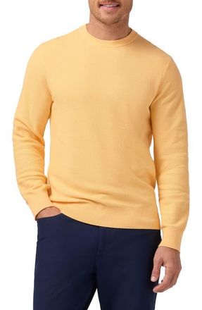Mizzen+Main Ashe Crewneck Cotton Blend Sweater in Cornsilk at Nordstrom, Size Xx-Large