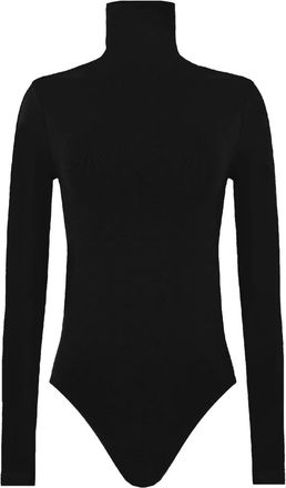Wolford Body van scheerwolblend - Zwart