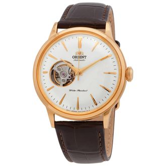 Orient Classic Automatic Silver Open Heart Dial Mens Watch RA-AG0003S10B