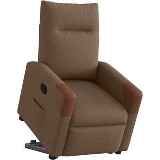 vidaXL Vidaxl - Sill&oacute;n Reclinable Elevable De Tela Marr&oacute;n