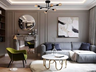 Vente-Unique FLOWERA Metal Ceiling Light - 3 Arms - W. 64 Cm X H. 30 Cm - Black