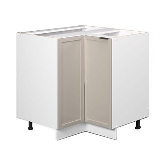 Vicco Armario De Esquina Fame-line, Grisbeige, 80.5 Cm Sin Encimera