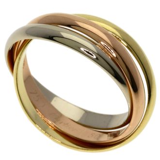 Cartier Trinity Yellow Gold (18K) Pink Gold (18K) White Gold (18K) Band Ring (Pre-Owned)