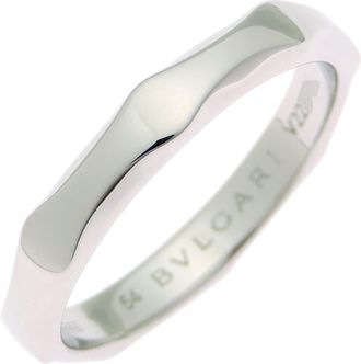 Bulgari Platinum 950 Band Ring (Pre-Owned)