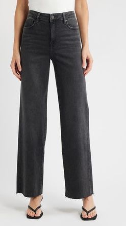 Hidden Jeans Wide Leg Dad Jeans in Grey at Nordstrom, Size 24