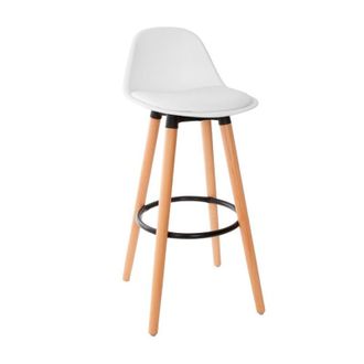 Atmosphera Taburete De Bar maxon Blanco - Atmosphera Cr&eacute;ateur DInt&eacute;rieur