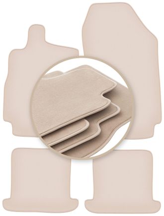 OEM Alfombrillas Beige Premium Para Renault Megane Iii Cabrio 2008-2015