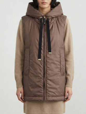 Max Mara Waistcoat Woman color Brown