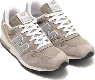New Balance Mens New Balance 996 U996GR Sneakers Gray Silver Suede Low Top Running Shoes