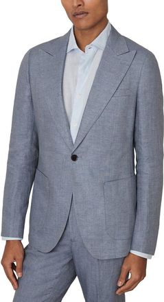 Reiss Warner Notch Linen Blazer