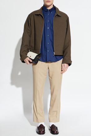 Ami Oversize Shirt, Mens, Navy Blue