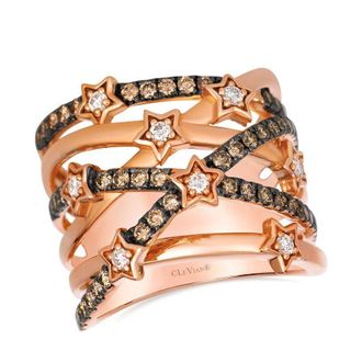 Le Vian Ladies Nude Palette Rings set in 14K Vanilla Gold