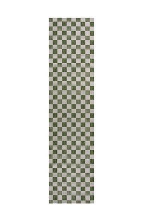 Jonathan Y Designs Aimee Traditional Cottage Checkerboard Indoor/Outdoor Area Rug in Green/cream at Nordstrom, Size 4Ft 0In X 6Ft 0In