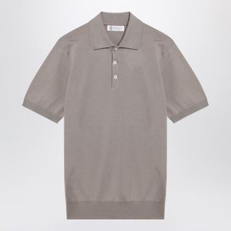 Brunello Cucinelli Light Knit Polo Shirt